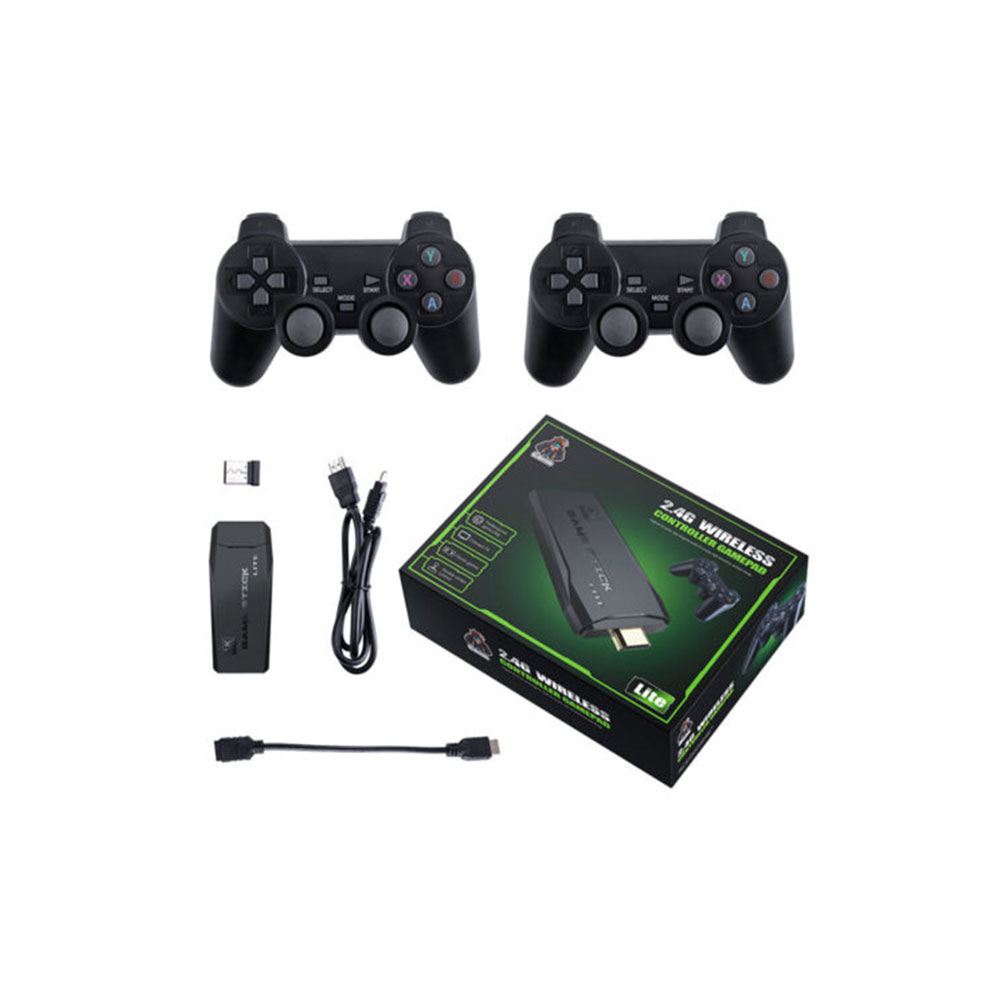 New M8 Mini 64GB 4K Video Game Console USB Stick with 2 wireless controllers and 10,000+ Built-in Retro Games - Image 2