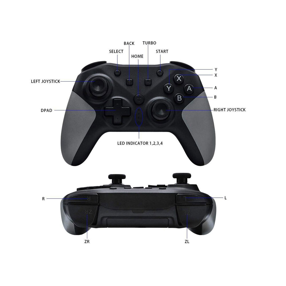 Wireless Gaming Controller Gamepad for Nintendo Switch / Switch Pro – USB RF 2.4Ghz NS6 - Image 5