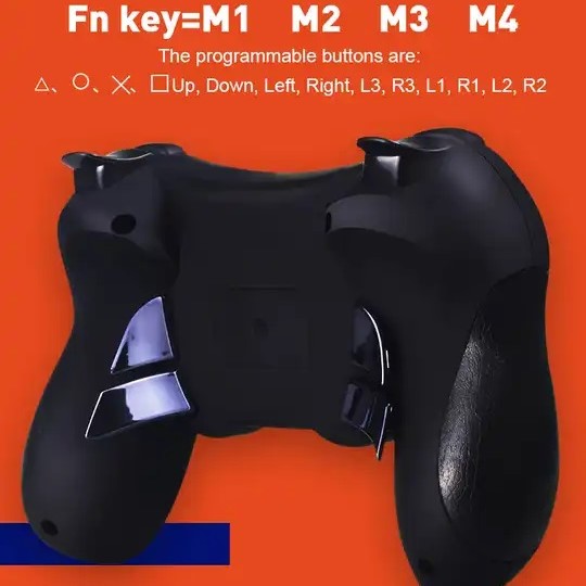 Game Controller Bluetooth Wireless PS4 IOS PC Android with Double Vibration and Data Frog Touchpad Data Frog 498 - Image 2