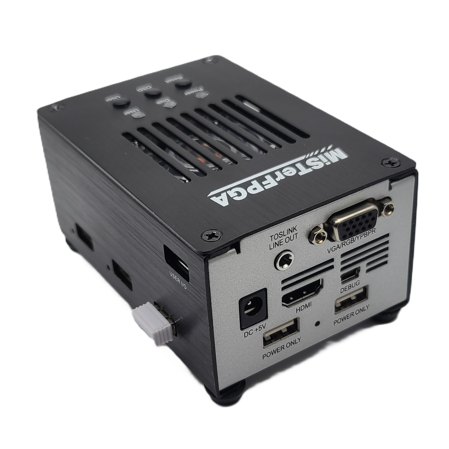 MiSTer FPGA Fully Built with Terasic DE10 NANO, Metal Case, 128MB, USB HUB, 64GB, 256GB, 512GB, 1024GB Micro SD preloded