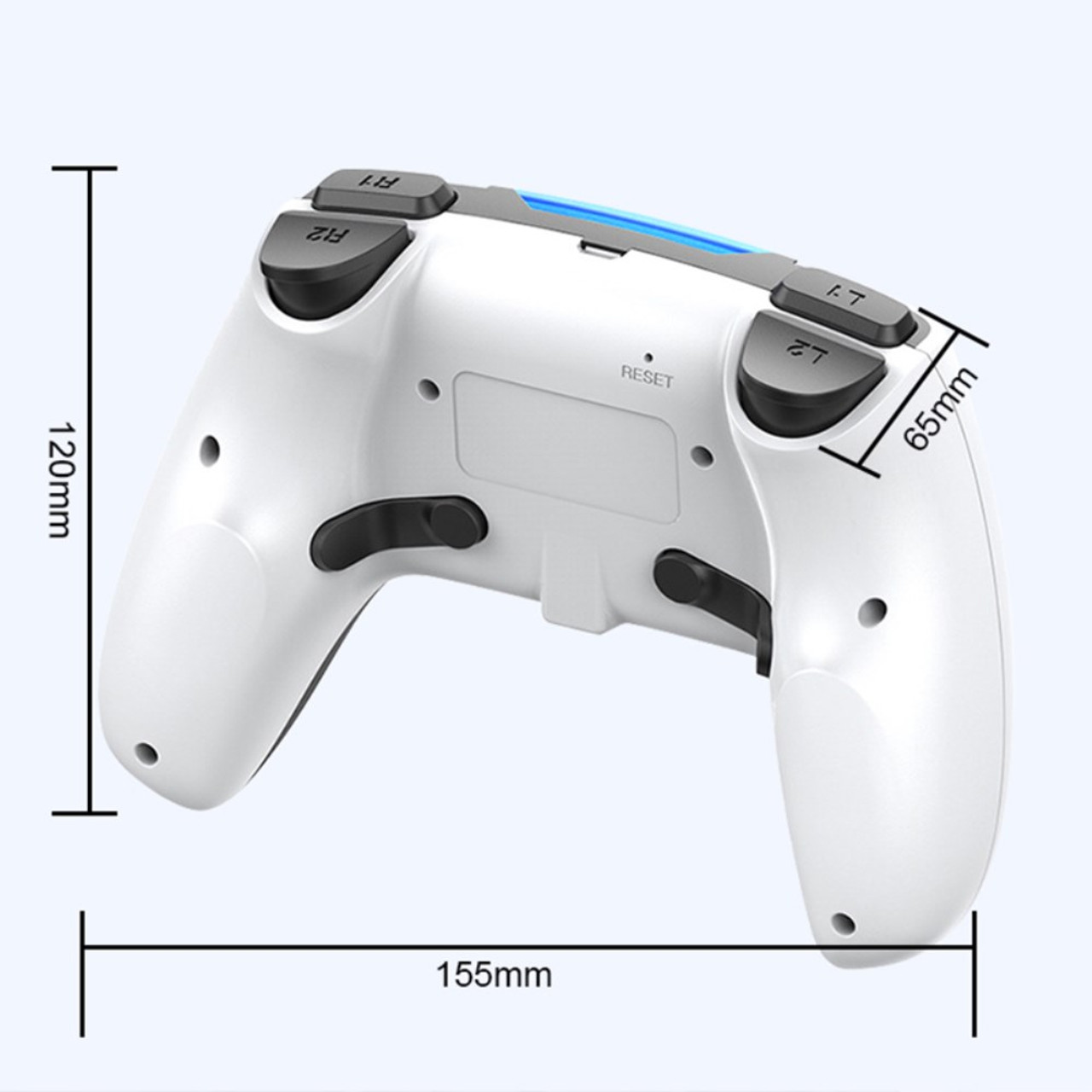 P-02 High Grade Game Controller Bluetooth Wireless PS4 and Wired Connection for PC - Image 6